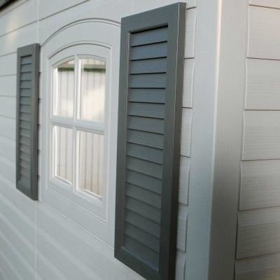 Lifetime 15 X 8 ft. Outdoor Storage Shed - Swings and More