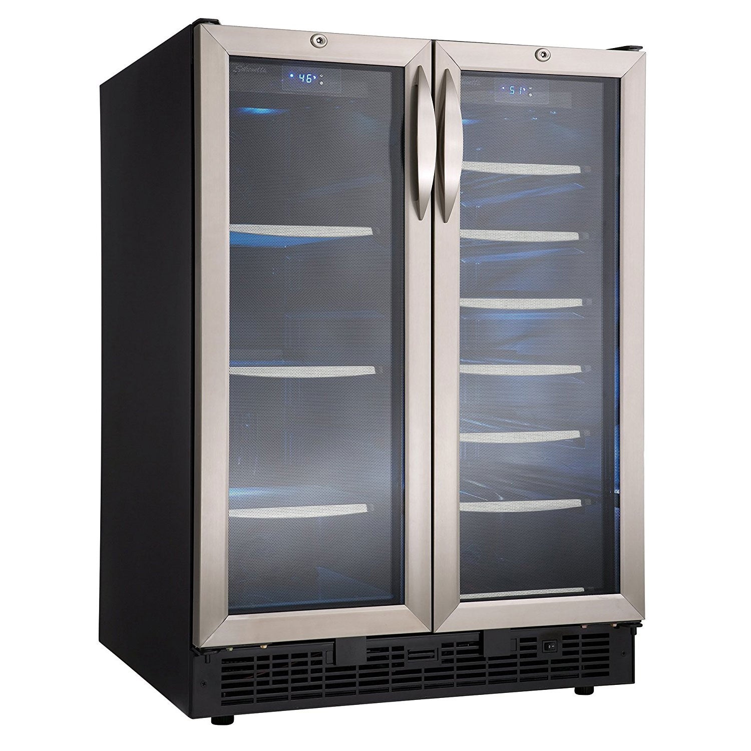 Danby Silhouette Emmental Built-In 27-Bottle, 60-Can Dual Zone Beverage Center - Swings and More