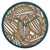 Hermle 31017 Mae Leaf Pattern Wood Wall Clock