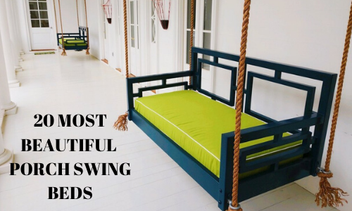 20 Most Beautiful Porch Swing Beds