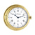 Hermle 35065002100 Norfolk Battery Operated Ships Bell Clock, Brass