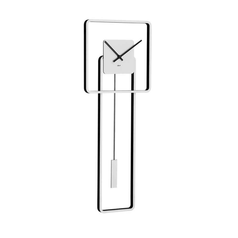 Hermle JORDAN Modern Quartz Wall Clock, White, Model 61022002200