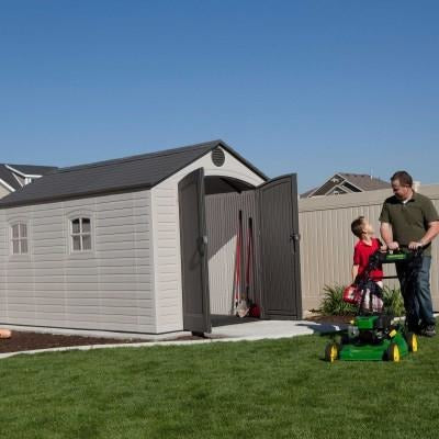 Lifetime 8 X 12.5 ft. Outdoor Storage Shed - Swings and More