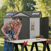 Lifetime 10 X 8 ft. Outdoor Storage Shed With Double Doors Front and Side - Swings and More