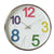 Hermle 31006 Bailey Metal Wall Clock, Silver Tone