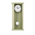 Hermle ARDEN Modern Quartz Regulator Wall Clock, Light Green 71002U72200
