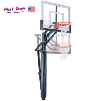 First Team Slam Eclipse BP In Ground Adjustable Basketball Hoop 36"x60"