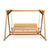 Porch Swing Set 8' Swing A-Frame and 5' Swing Cedar - Swings and More