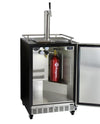 Kegco Full Size Digital Commercial Undercounter Kegerator with X-CLUSIVE Premium Direct Draw Kit HK38BSC-1 - Swings and More