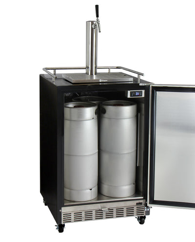 Kegco  Commercial Undercounter Kegerator with X-CLUSIVE Premium Direct Draw Kit - Left Hinge HK38BSC-L-1 - Swings and More