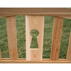 Creekvine Design Cedar Keyway Garden Bench - Swings and More