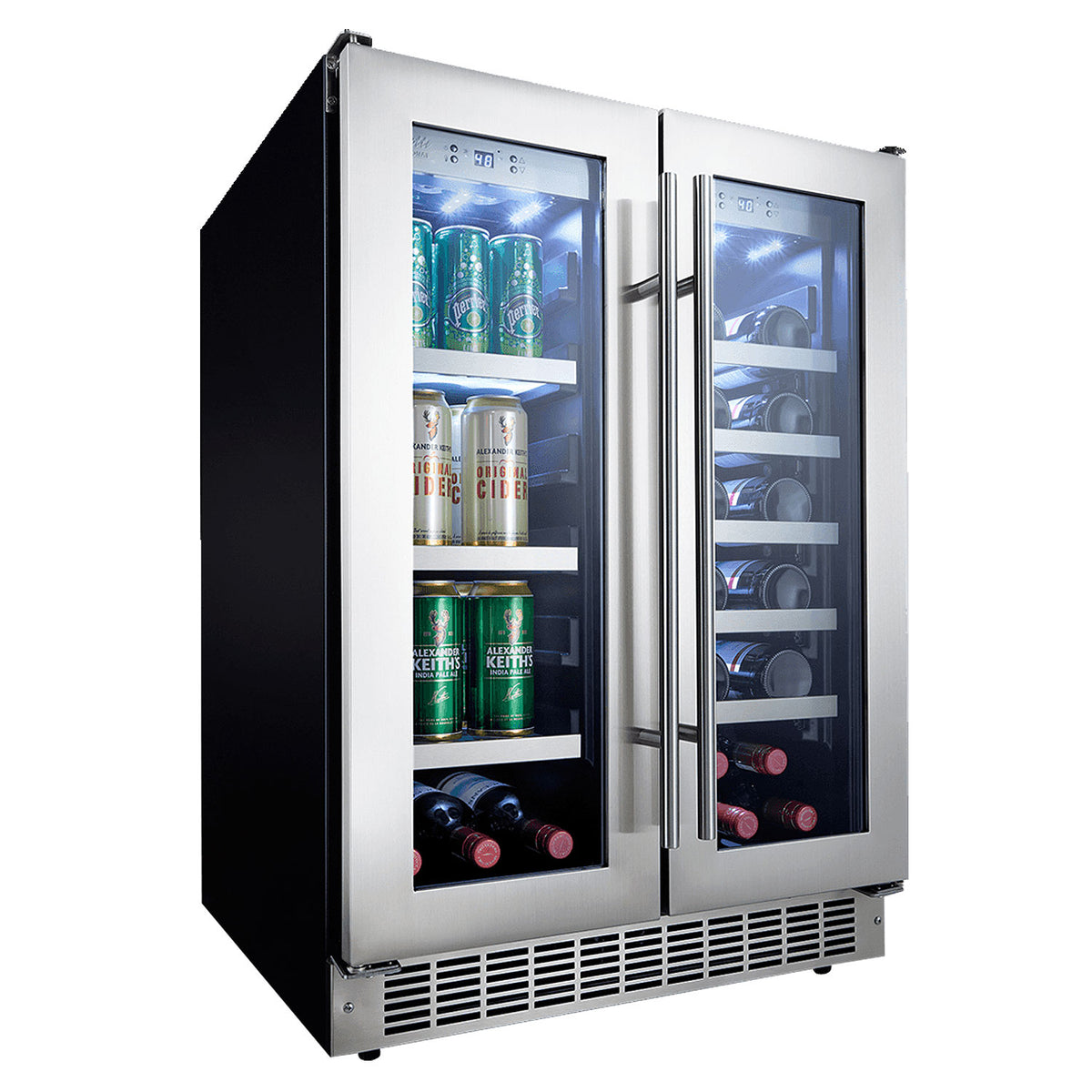 Danby Silhouette Professional Lorraine 24" French Door Beverage Center - Swings and More