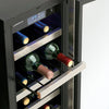 Danby Silhouette Pecorino 27 Bottle Wine Cooler - Stainless Steel Door - Swings and More