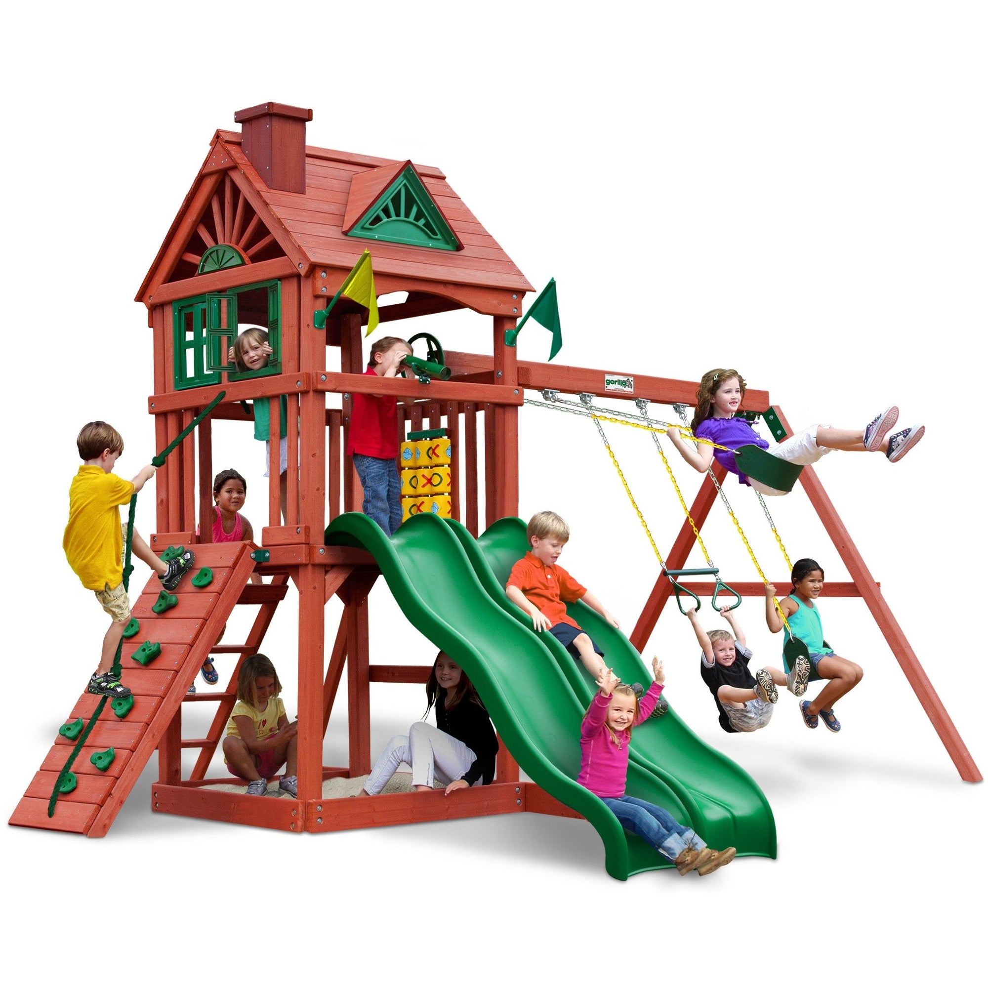 Double Down Gorilla Playset 01-0036 - Swings and More