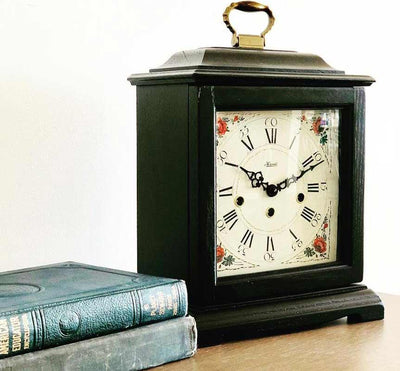 Hermle Austen Antique Black Quartz Mantel Clock