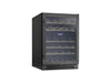 Zephyr 24" Dual Zone Wine Cooler - Black Stainless