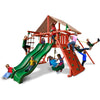 Gorilla Sun Climber Extreme Playset w/ Sunbrella® Brannon Redwood Canopy 01-0041-3 - Swings and More