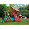 Gorilla Sun Climber II Playset  w/ Sunbrella® Brannon Redwood Canopy 01-0027 - Swings and More