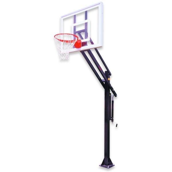 First Team Attack II In Ground Adjustable Basketball Hoop