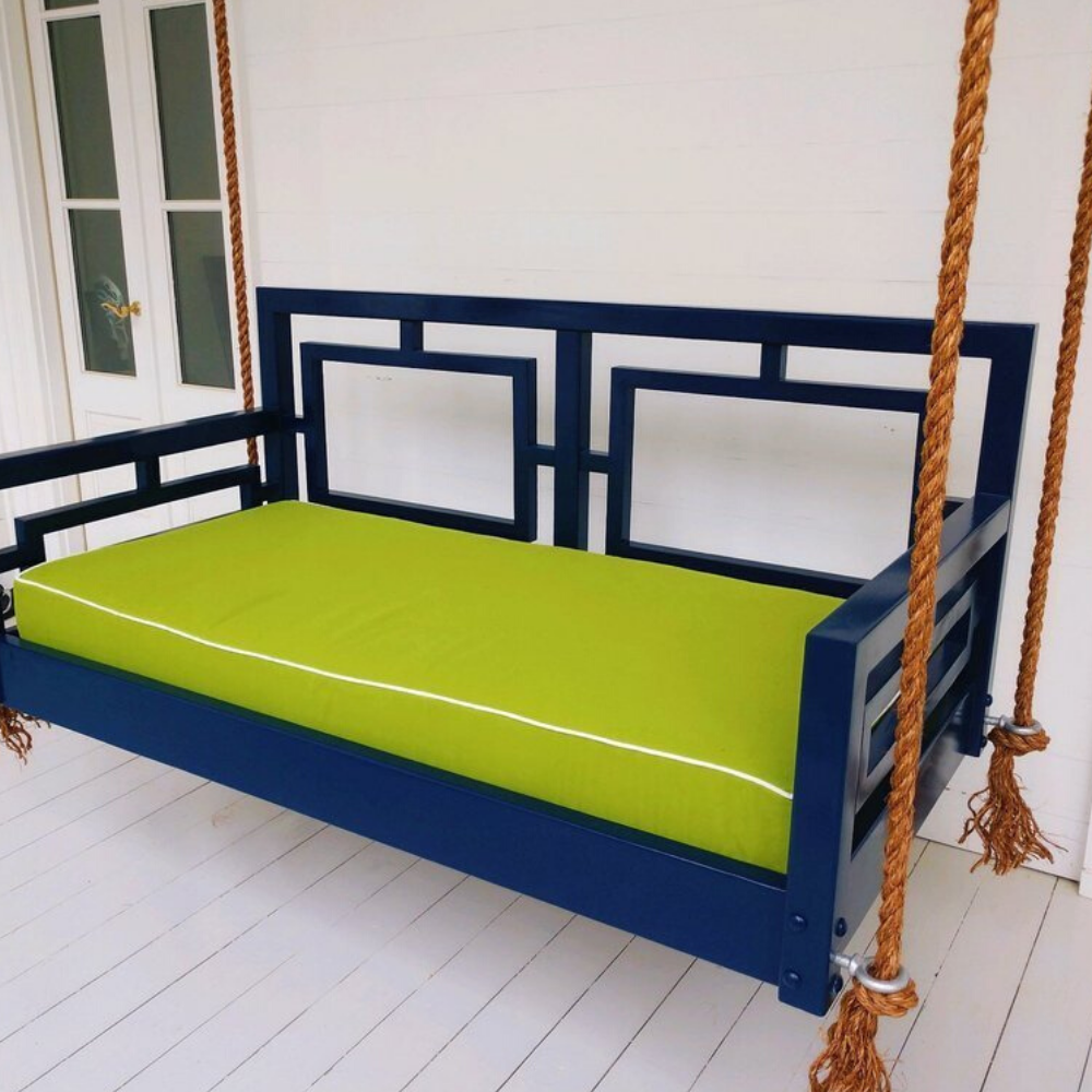 The Georgia Geometric Porch Swing Bed
