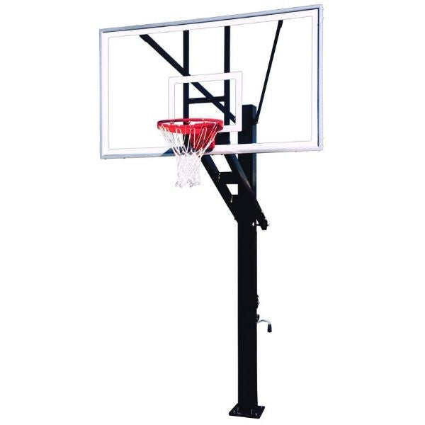 First Team Olympian Supreme In Ground Adjustable Basketball Hoop