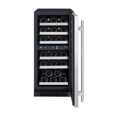 Allavino 30 Bottle Dual-Zone Wine Refrigerator Right Hinge VSWR30-2SSRN - Swings and More