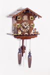 Hermle HEINRICH Chalet Style Quartz Musical Cuckoo Clock with Dog, 75000
