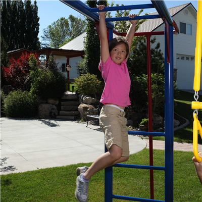 Lifetime Monkey Bar Adventure Swing Set (Primary) - Swings and More