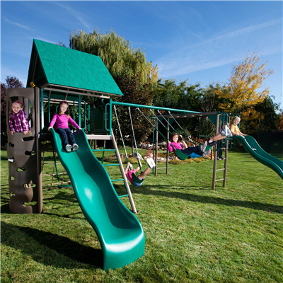 Lifetime Playset Double Slide Deluxe - Swings and More