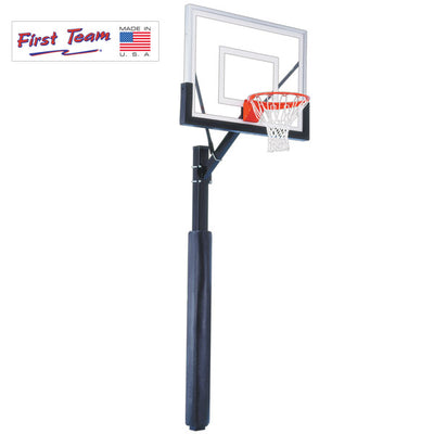 First Team RuffNeck III Fixed Height Basketball Hoop