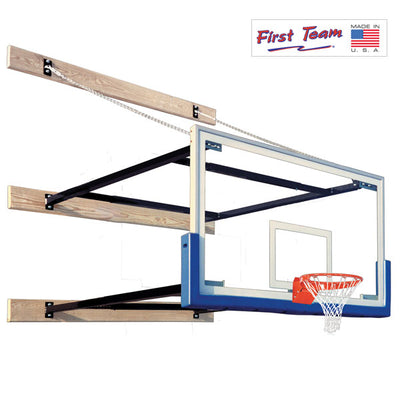 First Team SuperMount68 Aggressor Wall Mount Basketball Hoop