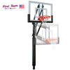 First Team Vector II BP In Ground Adjustable Basketball Hoop