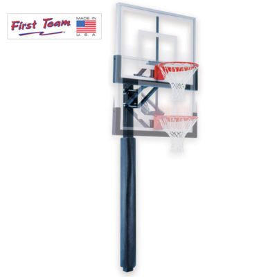 First Team Champ Turbo BP In Ground Adjustable Basketball Hoop 36"x54"