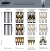 Summit 15" Wide Built-In 34 Bottle Wine Cellar CL15WC - Swings and More