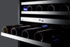 Summit 24" Wide Built-In Wine Cellar CL24WC2 - Swings and More