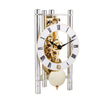 Hermle LAKIN Mantel Clock 23023X40721, Silver / Gold Pendulum