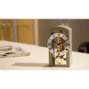 Hermle PATTERSON Mechanical Table Clock #23015D10721, Gray