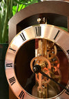 Hermle PATTERSON Mechanical Table Clock #23015S40721, Light Blue