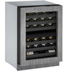 U-Line 24" Wide 3000 Series 43 Bottle Dual Zone Wine Refrigerator - Swings and More