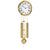 Hermle DOROTHY Quartz Wall Clock 60992002214, Brass
