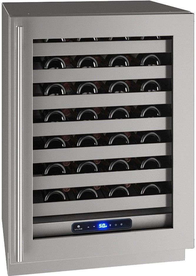 U-Line 24" Wine Captain 5 Series 49 Bottle Wine Refrigerator UHWC524-SG01A - Swings and More