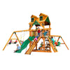 Gorilla Playsets Frontier Swing Set with Malibu Wood Roof 01-0075-AP - Swings and More